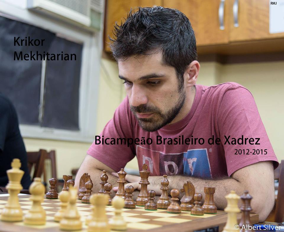 Enxadrista  Simultânea com o Campeão Brasileiro GM Krikor em Bauru